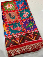 Latest Shilpa Shetty Inspired Designer Patola Printed Saree