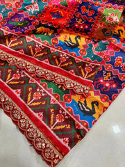 Latest Shilpa Shetty Inspired Designer Patola Printed Saree