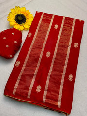 Premium Dola Silk Lagdi Patta Saree