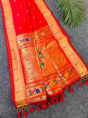 Pichwai Paithani Silk Saree – Royal Heritage Collection