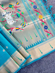 Pichwai Paithani Silk Saree – Royal Heritage Collection