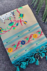 Pichwai Paithani Silk Saree – Royal Heritage Collection