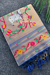 Pichwai Paithani Silk Saree – Royal Heritage Collection