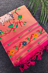 Pichwai Paithani Silk Saree – Royal Heritage Collection