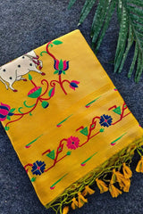 Pichwai Paithani Silk Saree – Royal Heritage Collection