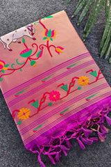 Pichwai Paithani Silk Saree – Royal Heritage Collection