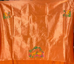 Pure Khadi Raw Silk Hiran Paithani Saree