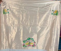 Pure Khadi Raw Silk Hiran Paithani Saree