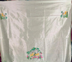 Pure Khadi Raw Silk Hiran Paithani Saree