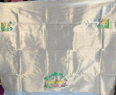 Pure Khadi Raw Silk Hiran Paithani Saree
