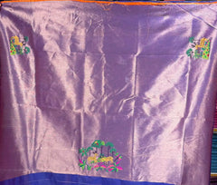 Pure Khadi Raw Silk Hiran Paithani Saree
