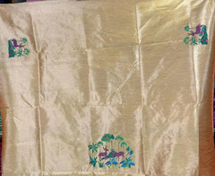 Pure Khadi Raw Silk Hiran Paithani Saree
