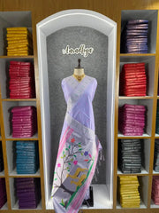 Pure Khadi Raw Silk Hiran Paithani Saree