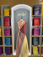 Premium Pure Gajji Silk Bandhani Saree