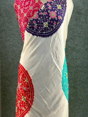 Premium Pure Gajji Silk Bandhani Saree