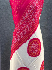 Pure Gajji Silk Bandhani Trending Saree