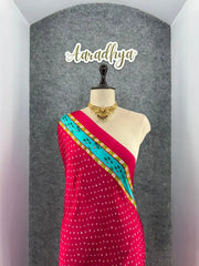 Pure Gajji Silk Bandhani Trending Saree