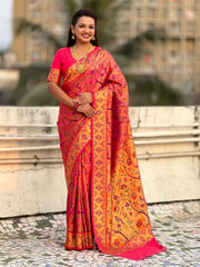 Super-Hit All Over Tissue Silk Paithani Saree