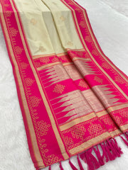 Soft Silk Rangoli Zari Saree – Traditional Edition
