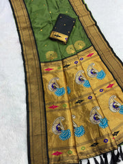 Premium Mayurika Paithani Silk Woven Saree