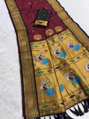 Premium Mayurika Paithani Silk Woven Saree