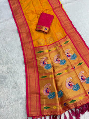 Premium Mayurika Paithani Silk Woven Saree