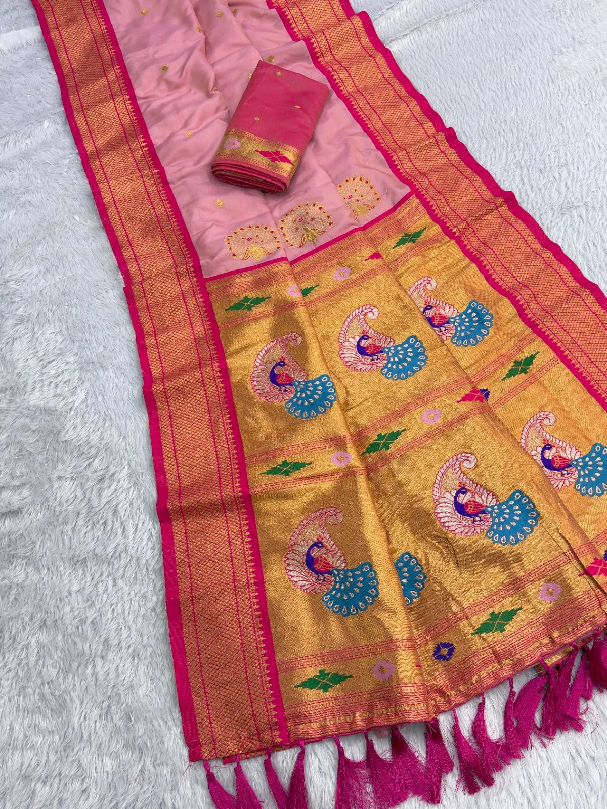Premium Mayurika Paithani Silk Woven Saree
