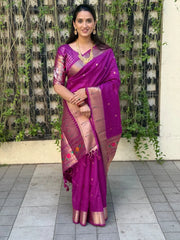 Pichwai Paithani Silk Saree – Royal Heritage Collection