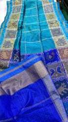Pure Khadi Raw Silk Weaving Patola Saree