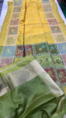 Pure Khadi Raw Silk Weaving Patola Saree
