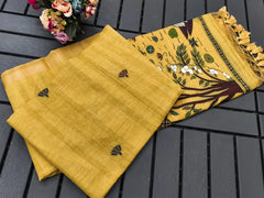 Ghicha Cotton Designer Weaving Saree