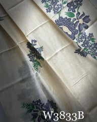 Soft Muga Silk Floral Saree