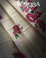 Soft Muga Silk Floral Saree