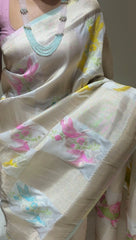 AS-003 | Soft Silk Meenakaari Work Banarasi Saree