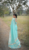 Soft Kalyani Silk Checks Box Pattern Saree