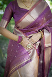 Soft Kalyani Silk Zari Weaving Pallu Saree