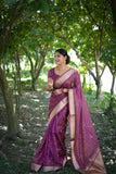 Soft Kalyani Silk Zari Weaving Pallu Saree