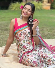 Pure Gajji Silk Bandhani Trending Saree