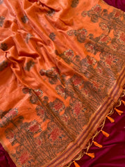 Premium Soft Muga Cotton Saree