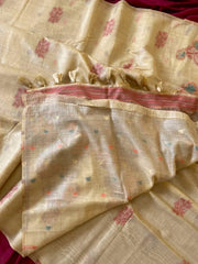 Premium Soft Muga Cotton Saree