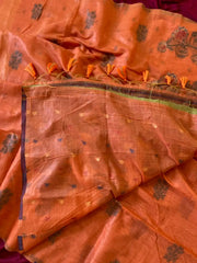 Premium Soft Muga Cotton Saree