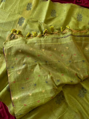 Premium Soft Muga Cotton Saree