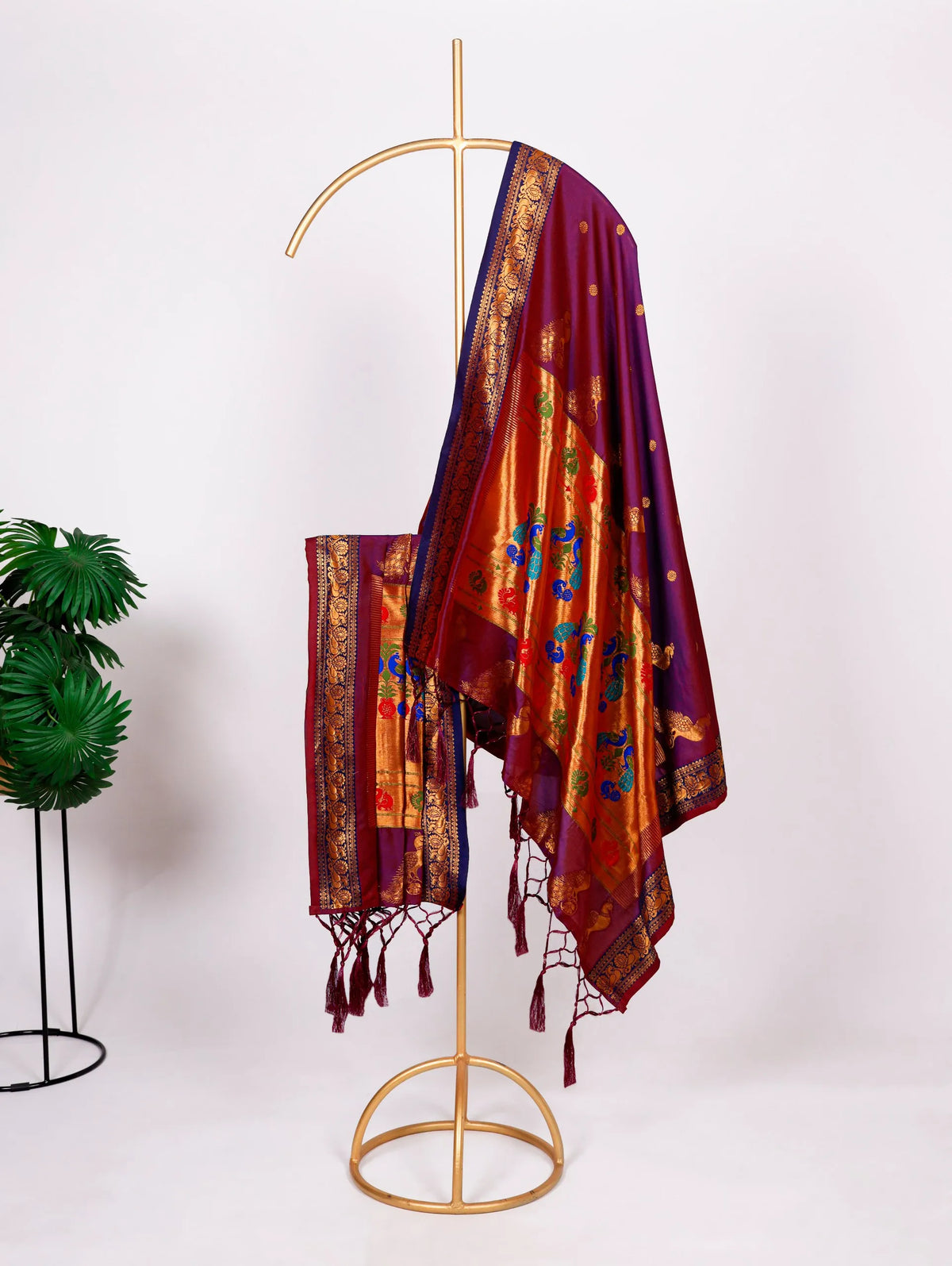 Premium Jacquard Weaving Paithani Dupattas