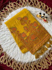 Premium Soft Muga Cotton Saree