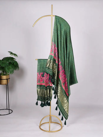 Pure Bandhej Gaji Silk Dupatta Collection