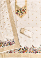 AE-021 – Multicolor Bird Motif Paithani Suit Set