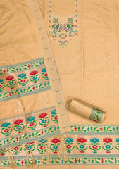 AE-004 – Soft Silk Unstitched Paithani Suits