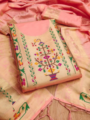 AE-015 – Royal Elephant Paithani Unstitched Suit