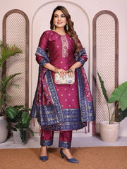 AE-19A – Unstitched Patola Soft Silk 3 Piece Suits