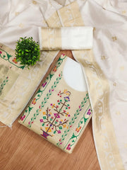 AE-015 – Royal Elephant Paithani Unstitched Suit